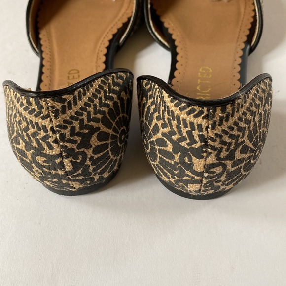 Restricted Women’s Boho Pattern Pointed Toe Flats, Size 8.5 - Picture 3 of 4